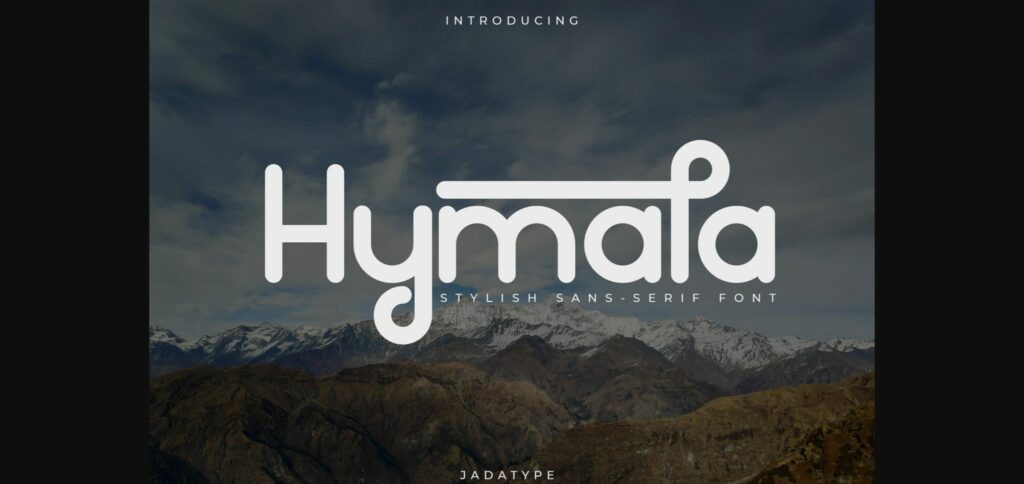 Hymala Font Poster 3