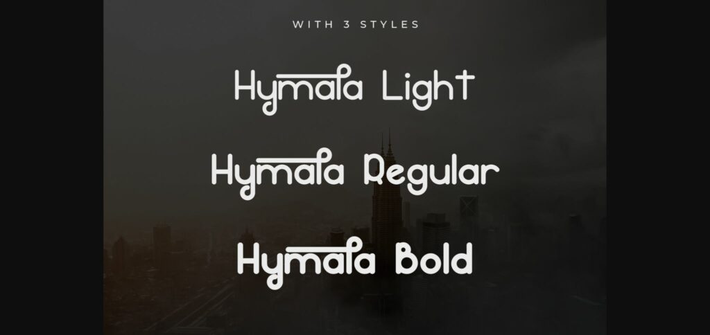 Hymala Font Poster 2