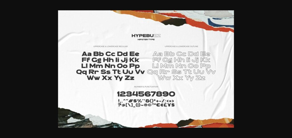 Hypebuzz Font Poster 7