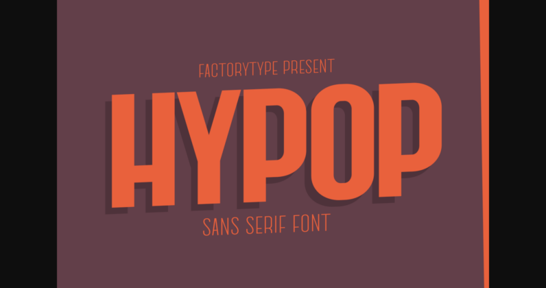 Hypop Font Poster 3