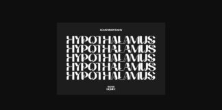 Hypothalamus Font Poster 1