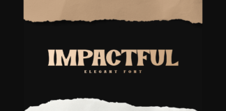 Impactful Font Poster 1