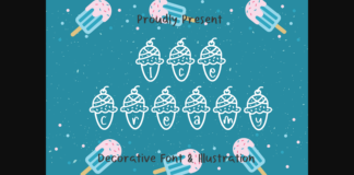 Ice Creamy Font Poster 1