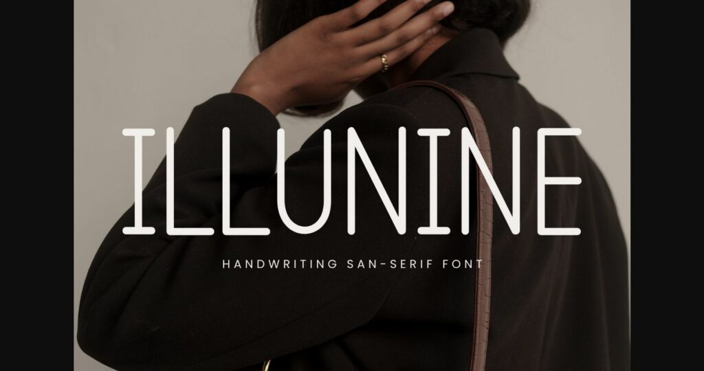 Illunine Font Poster 3