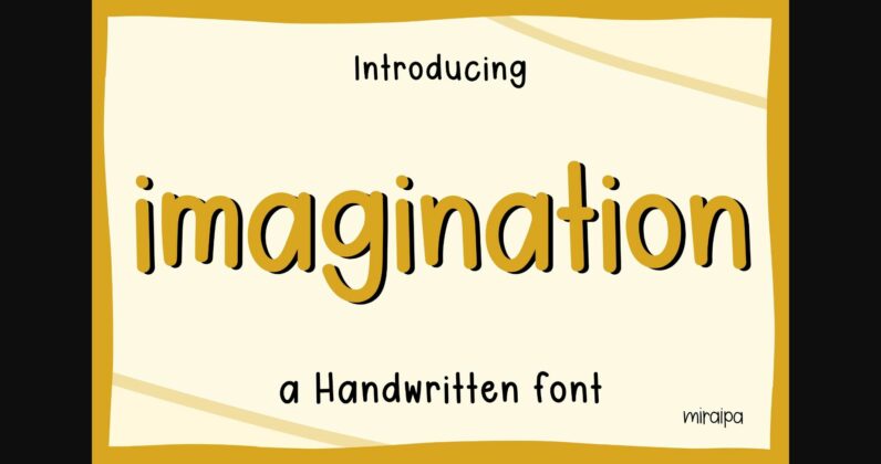 Imagination Font Poster 1