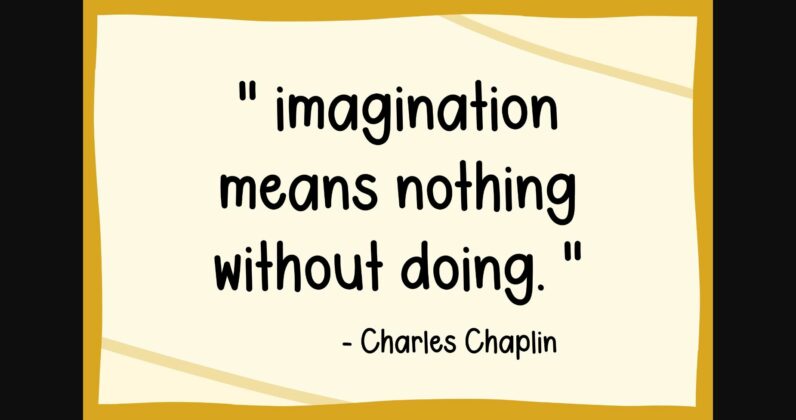 Imagination Font Poster 2