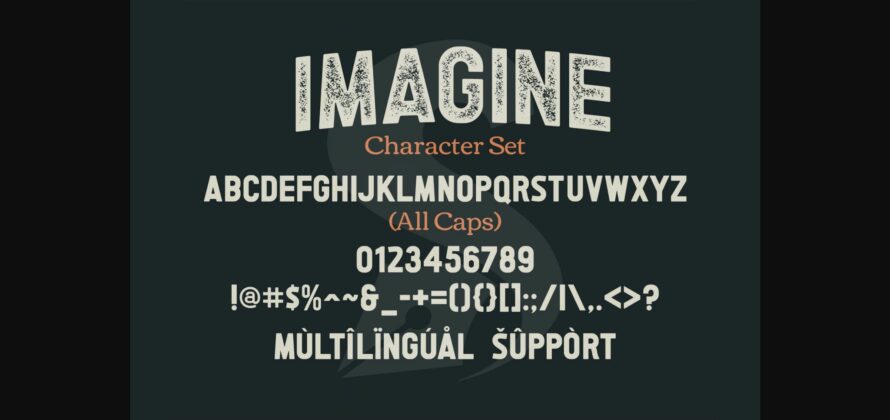 Imagine Font Poster 4