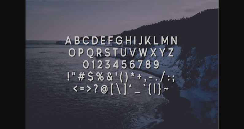 Infinity Font Poster 5