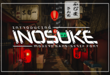 Inosuke Font Poster 1