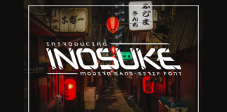 Inosuke Font Poster 1