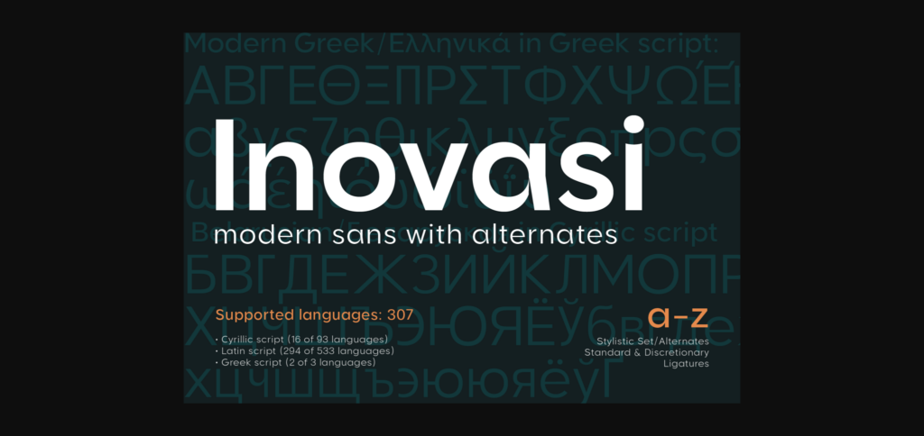 Inovasi Sans Font Poster 3