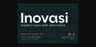 Inovasi Sans Font Poster 1