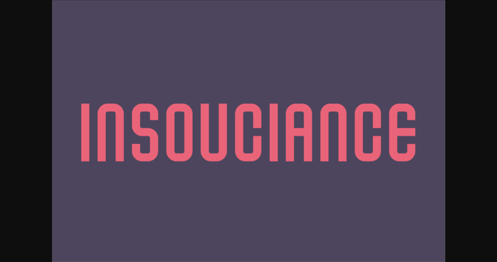 Insouciance Font Poster 3