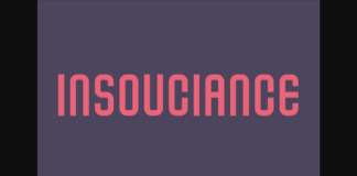 Insouciance Font Poster 1