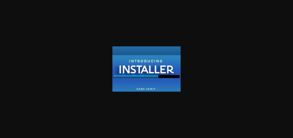 Installer Font Poster 3