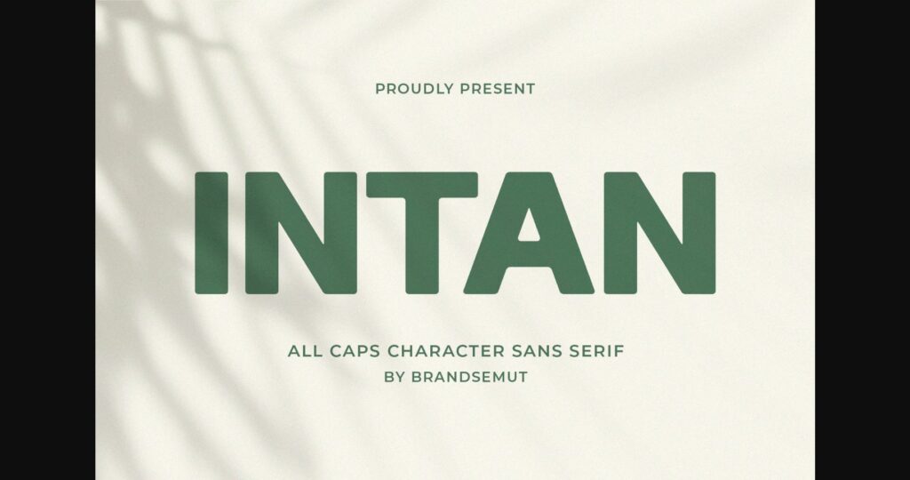 Intan Font Poster 1