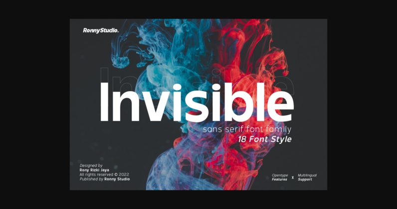 Invisible Font Poster 3