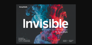 Invisible Font Poster 1