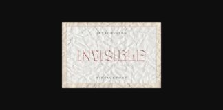 Invisible Font Poster 1