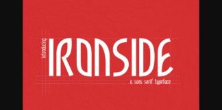 Ironside Font Poster 1