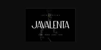 Javalenta Font Poster 1