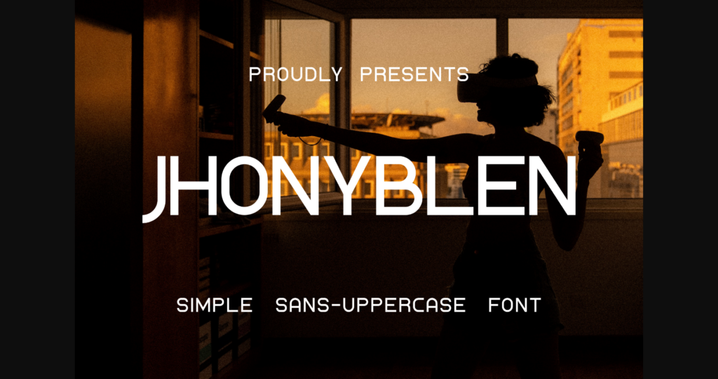 Jhonyblen Font Poster 1