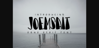 Joemsait Font Poster 1