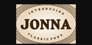 Jonna Font Poster 1