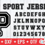 JP Sport Jersey Fonts