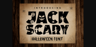 Jack Scary Font Poster 1