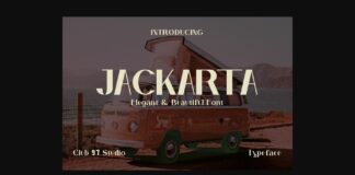 Jackarta Font Poster 1