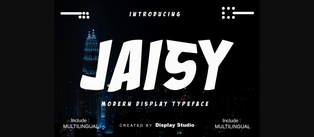 Jaisy Font Poster 3