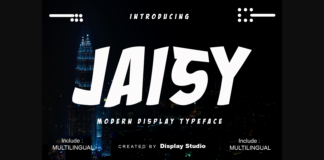 Jaisy Font Poster 1