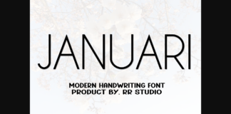 Januari Font Poster 1