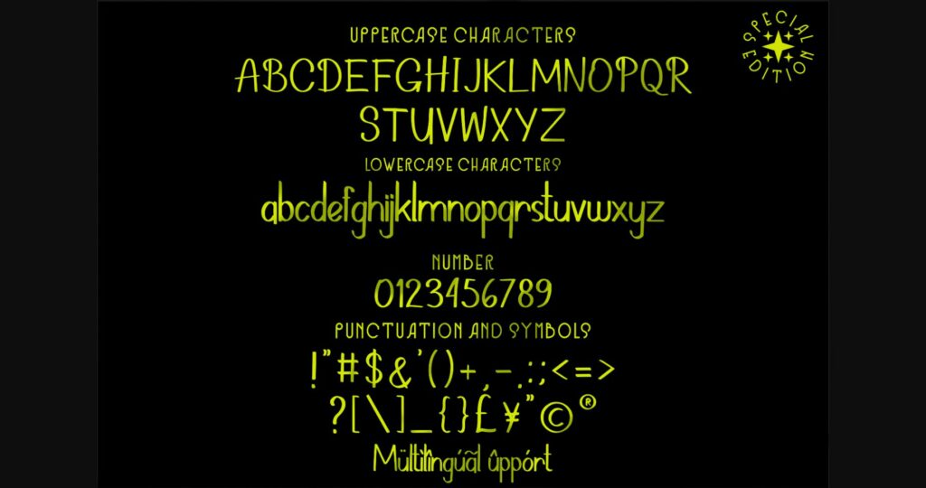 Januworry Font Poster 8