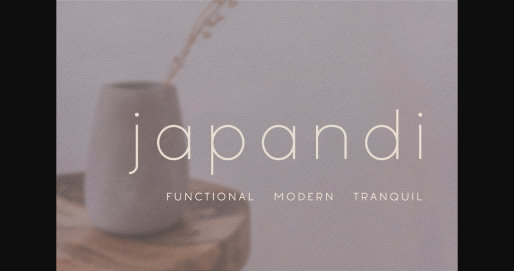 Japandi Font Poster 3