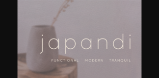 Japandi Font Poster 1