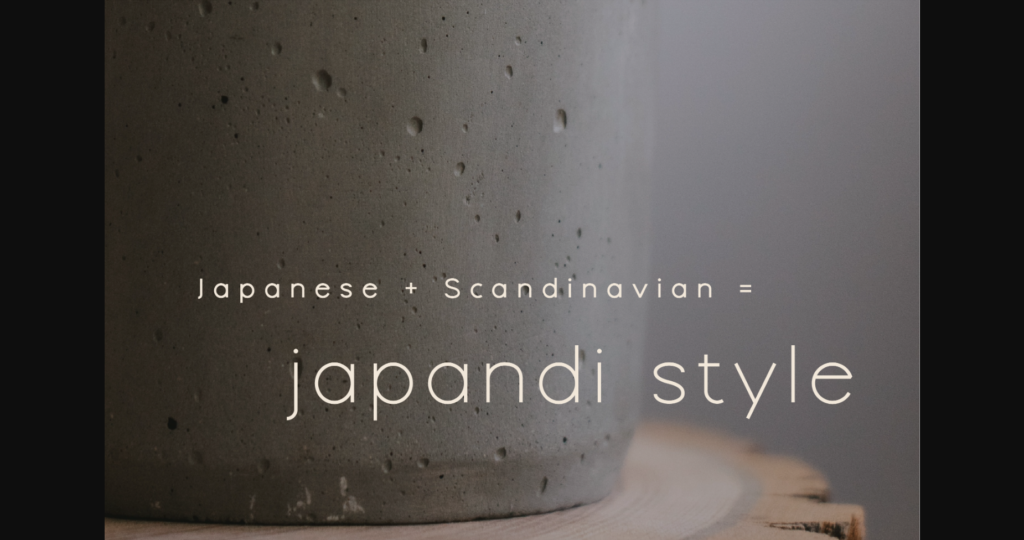 Japandi Font Poster 7