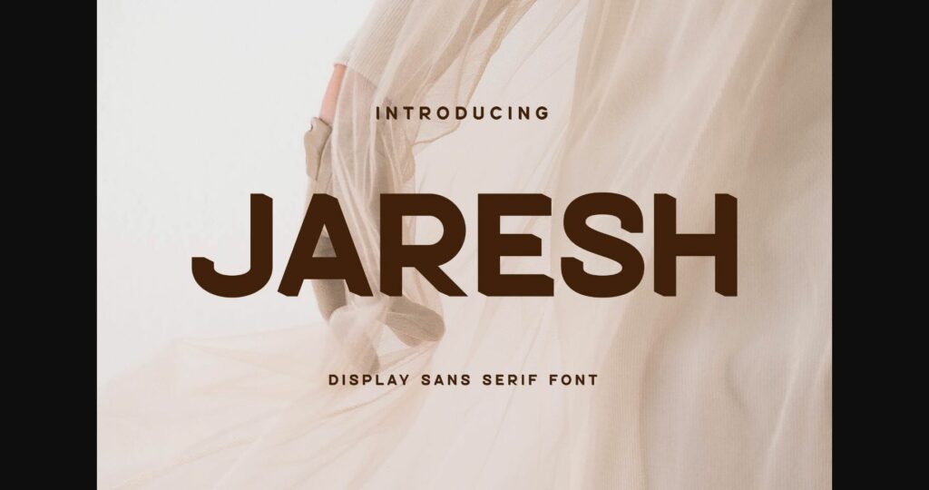 Jaresh Font Poster 3