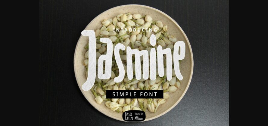 Jasmine Font Poster 3