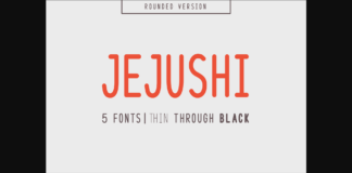 Jejushi Font Poster 1