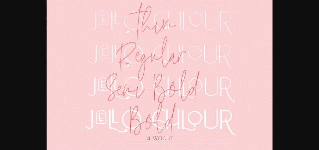 Jello Chlour Font Poster 7