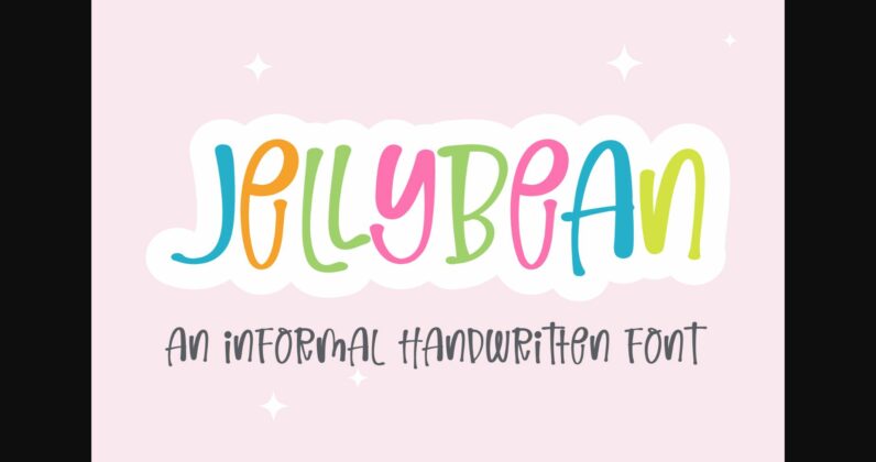 Jellybean Font Poster 3