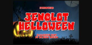 Jenglot Helloween Font Poster 1