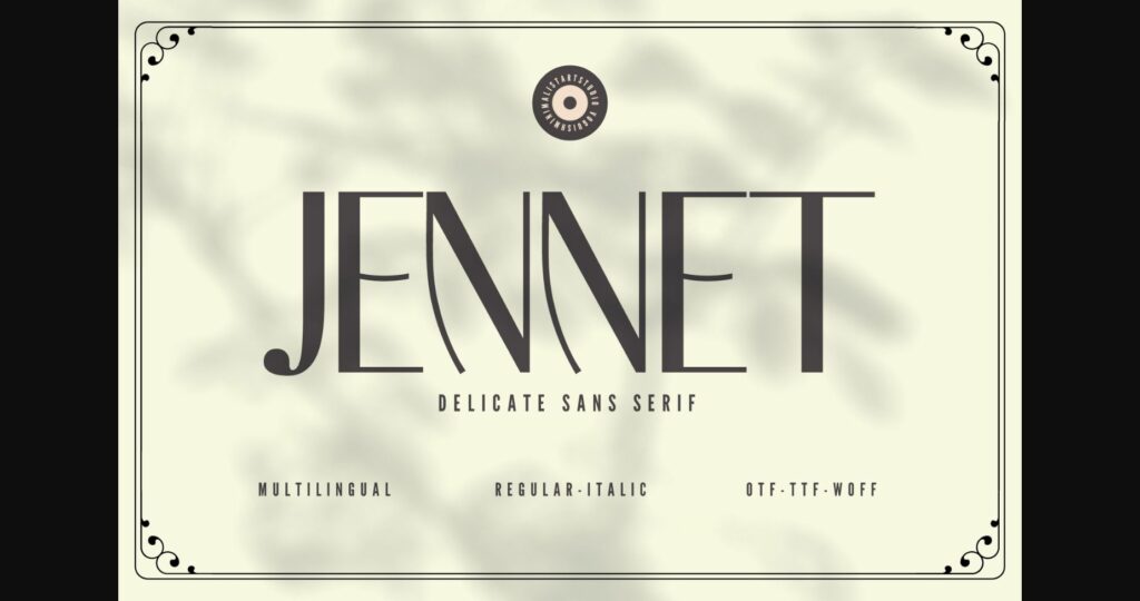 Jennet Font Poster 3