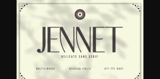 Jennet Font Poster 1