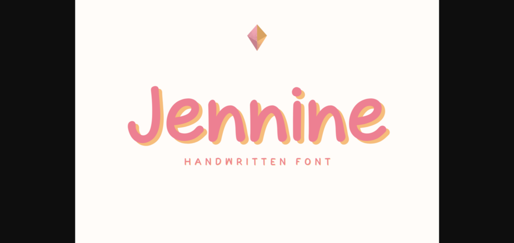 Jennine Font Poster 3