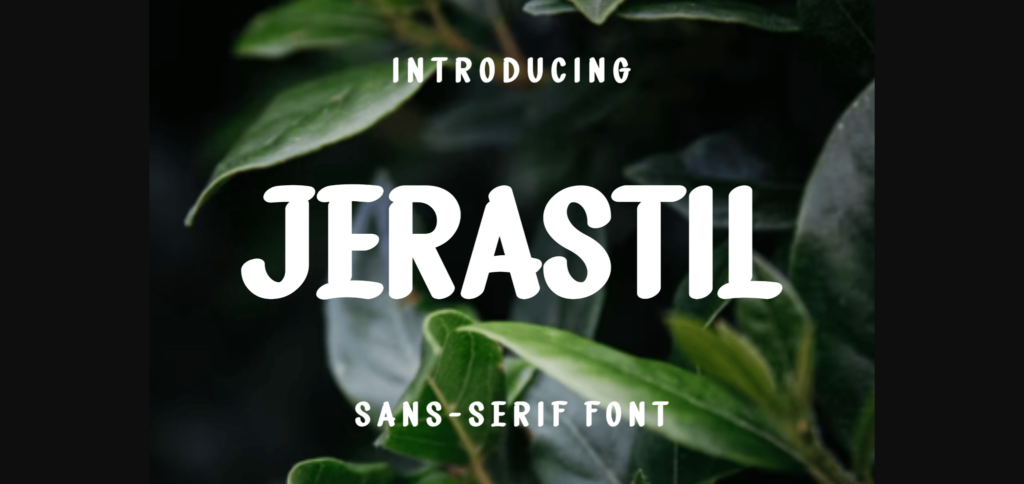 Jerastil Font Poster 3