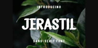 Jerastil Font Poster 1