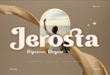 Jerosta Font Poster 1